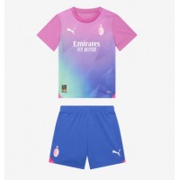 Camisa de time de futebol AC Milan Ismael Bennacer #4 Replicas 3º Equipamento Infantil 2023-24 Manga Curta (+ Calças curtas)